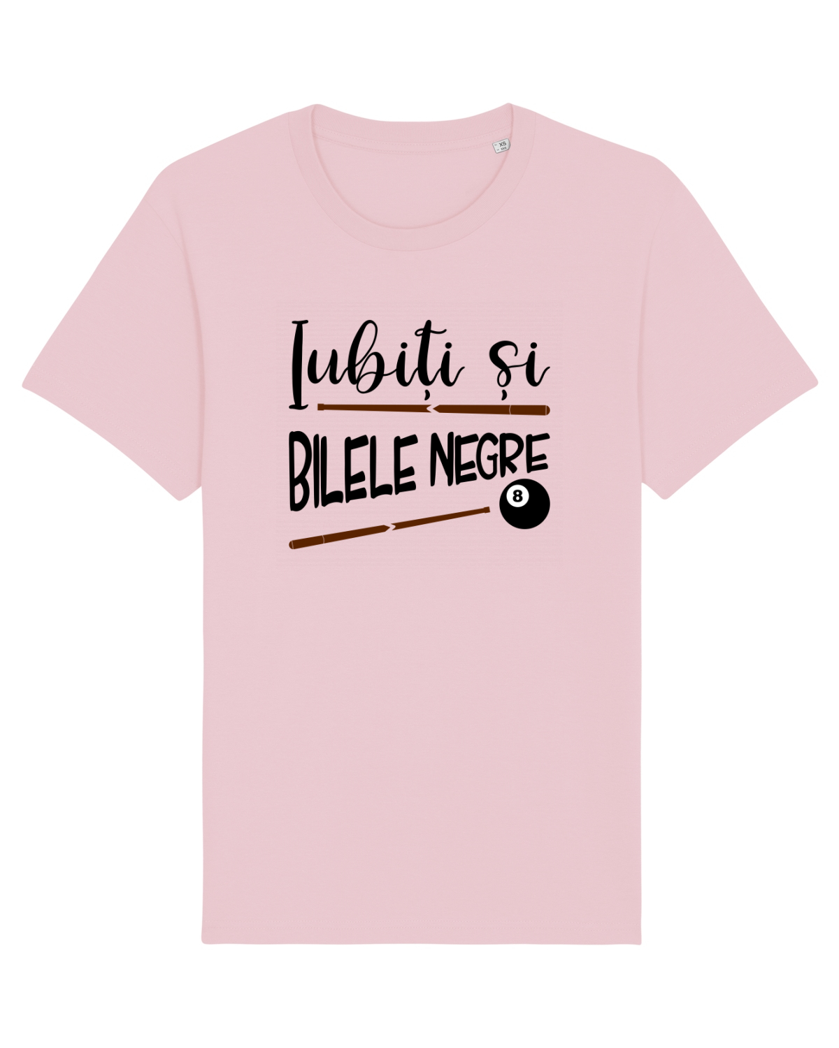 Tricou mânecă scurtă Unisex Rocker Cotton Pink