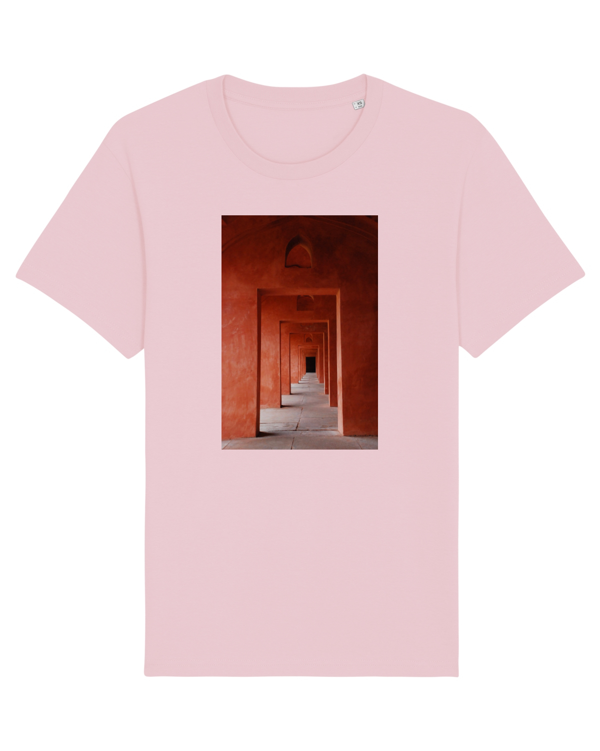 Tricou mânecă scurtă Unisex Rocker Cotton Pink