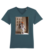 Gatekeeper Design Tricou mânecă scurtă guler V Bărbat Presenter