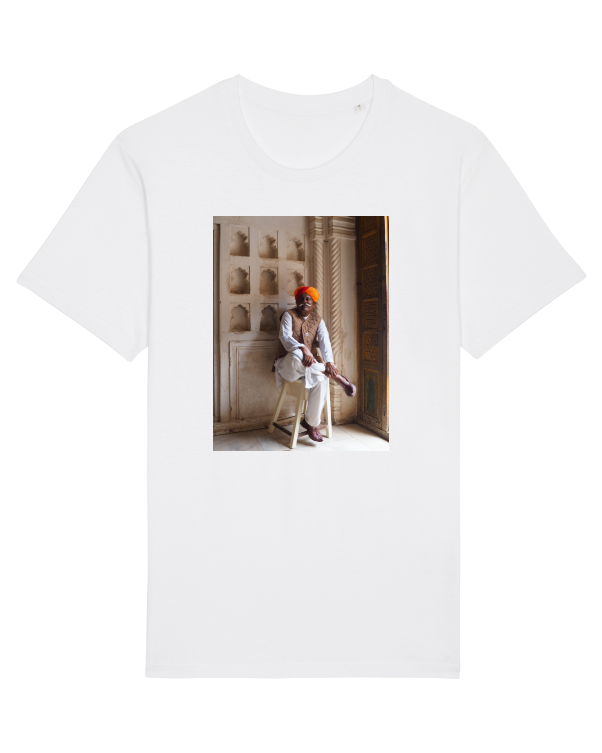 Tricou mânecă scurtă Unisex Rocker White