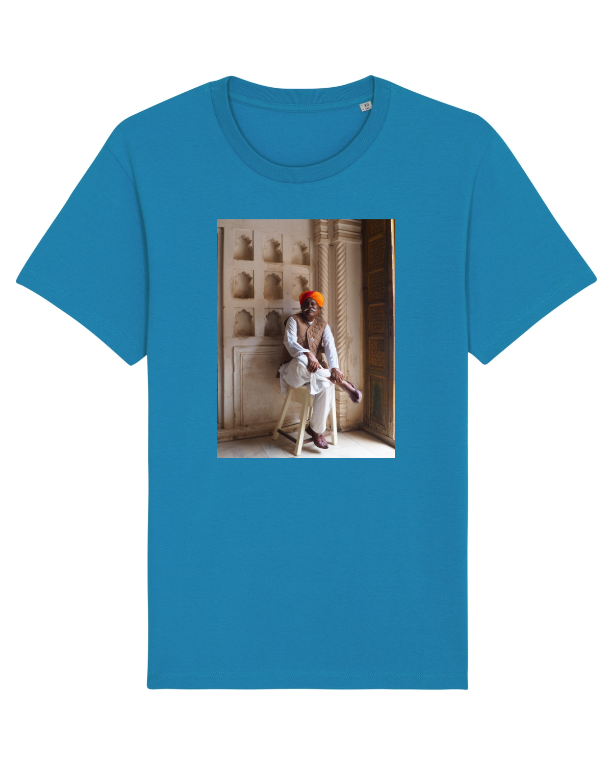 Tricou mânecă scurtă Unisex Rocker Azur