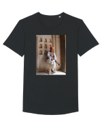 Gatekeeper Design Tricou mânecă scurtă guler larg Bărbat Skater