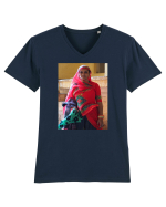 Indian Authenticity Design Tricou mânecă scurtă guler V Bărbat Presenter
