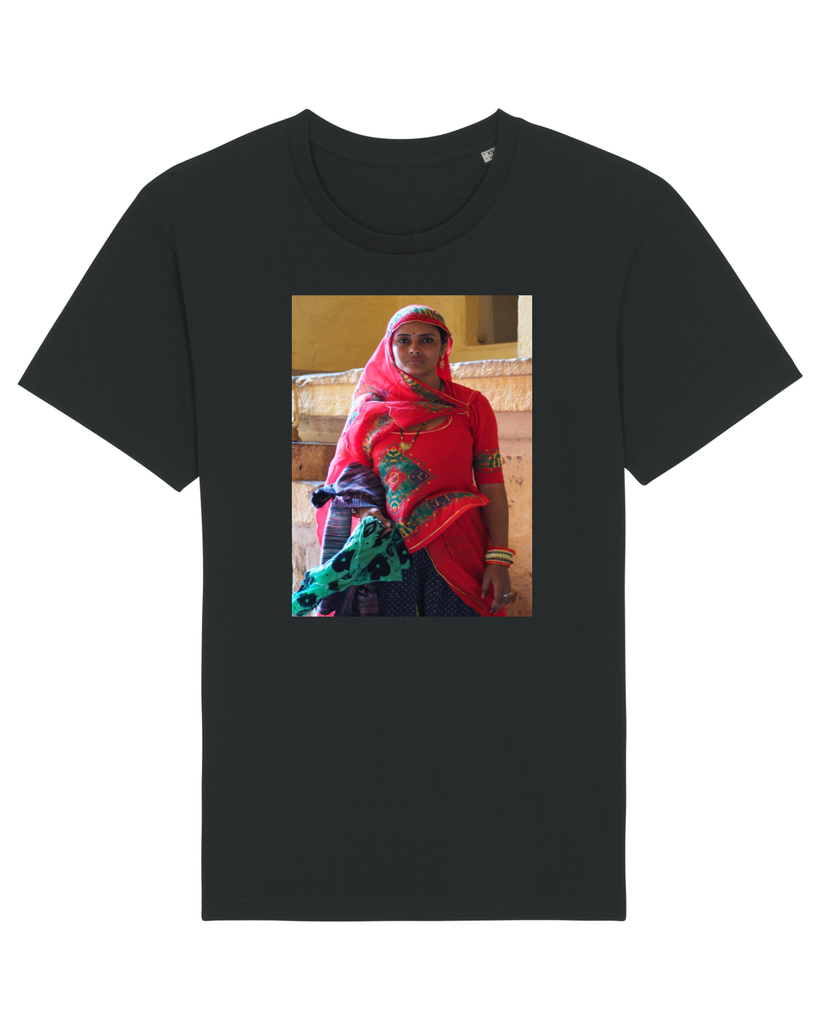 Tricou mânecă scurtă Unisex Rocker Black