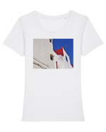 Antena Design Tricou mânecă scurtă guler larg fitted Damă Expresser