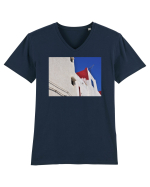 Antena Design Tricou mânecă scurtă guler V Bărbat Presenter