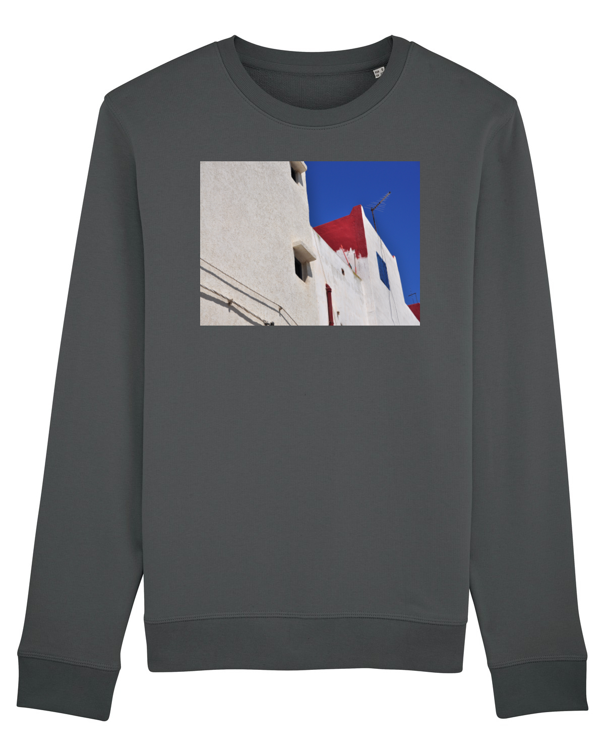 Bluză mânecă lungă Unisex Rise Anthracite