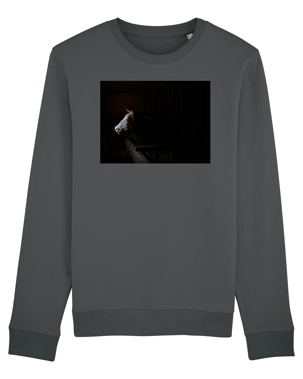 Bluză mânecă lungă Unisex Rise Anthracite