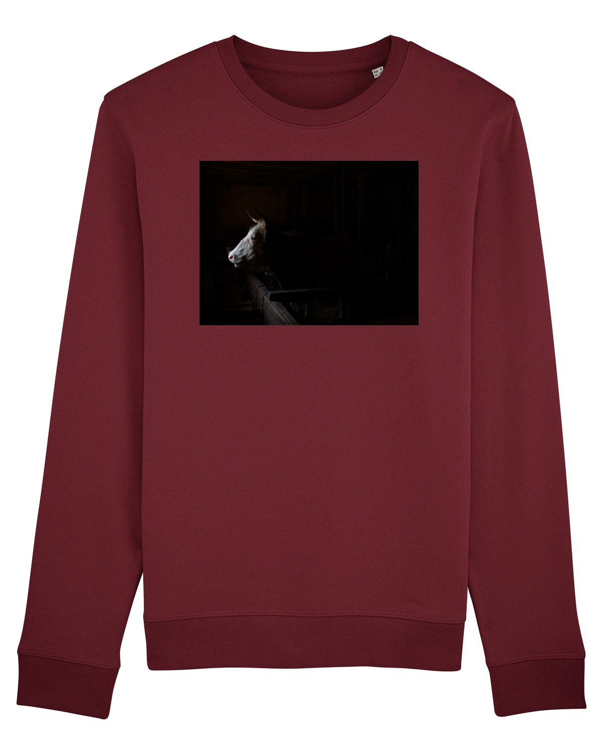 Bluză mânecă lungă Unisex Rise Burgundy