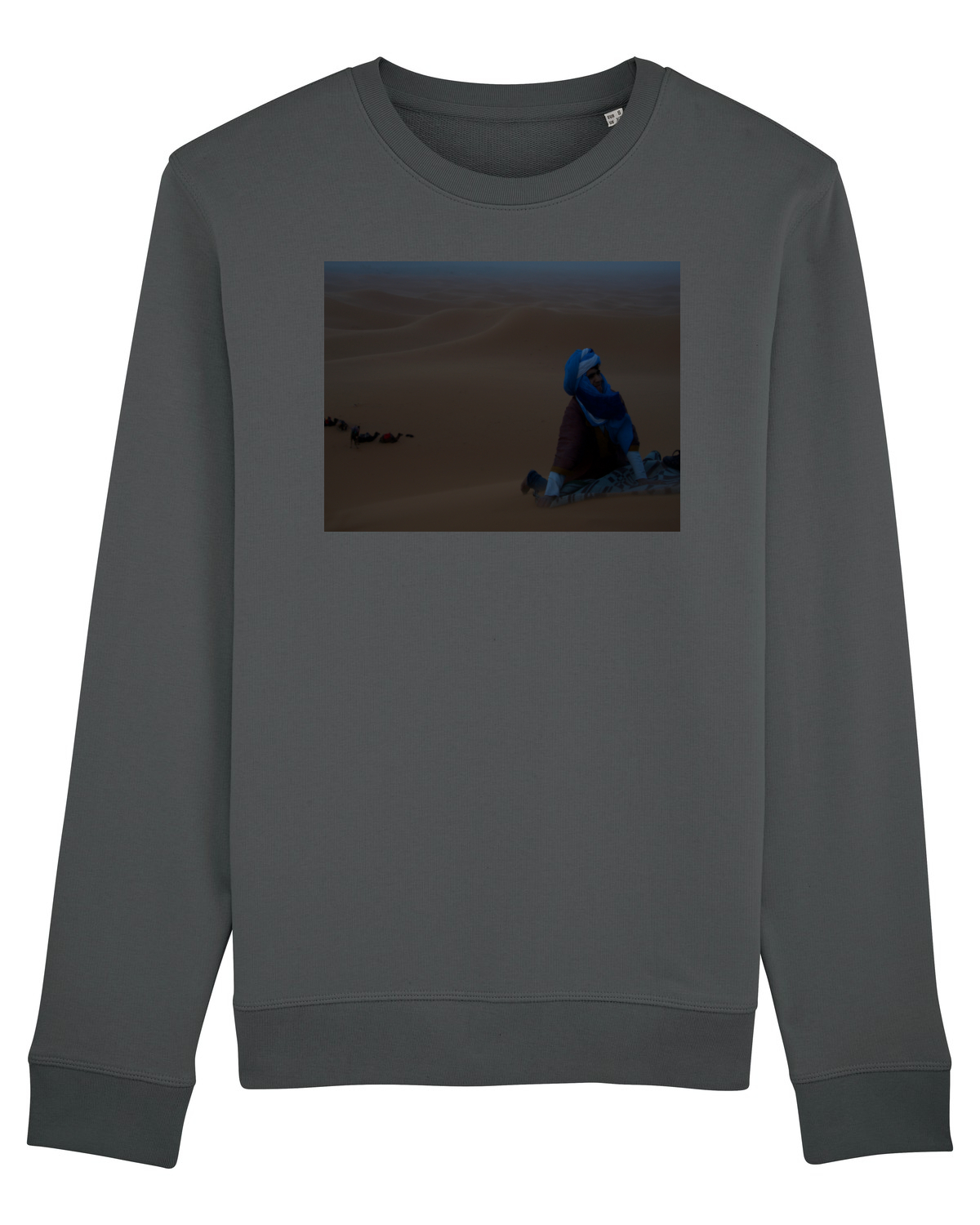 Bluză mânecă lungă Unisex Rise Anthracite