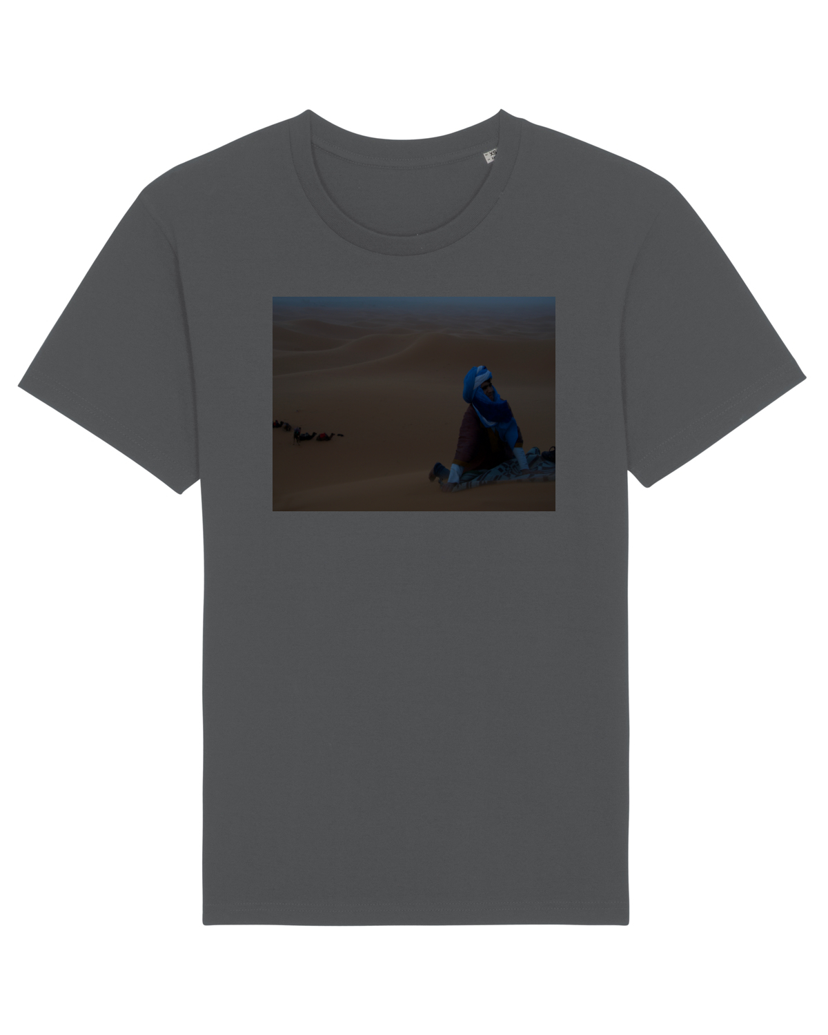 Tricou mânecă scurtă Unisex Rocker Anthracite