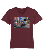 God of Time Design Tricou mânecă scurtă guler V Bărbat Presenter