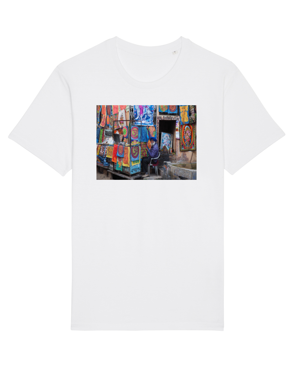 Tricou mânecă scurtă Unisex Rocker White