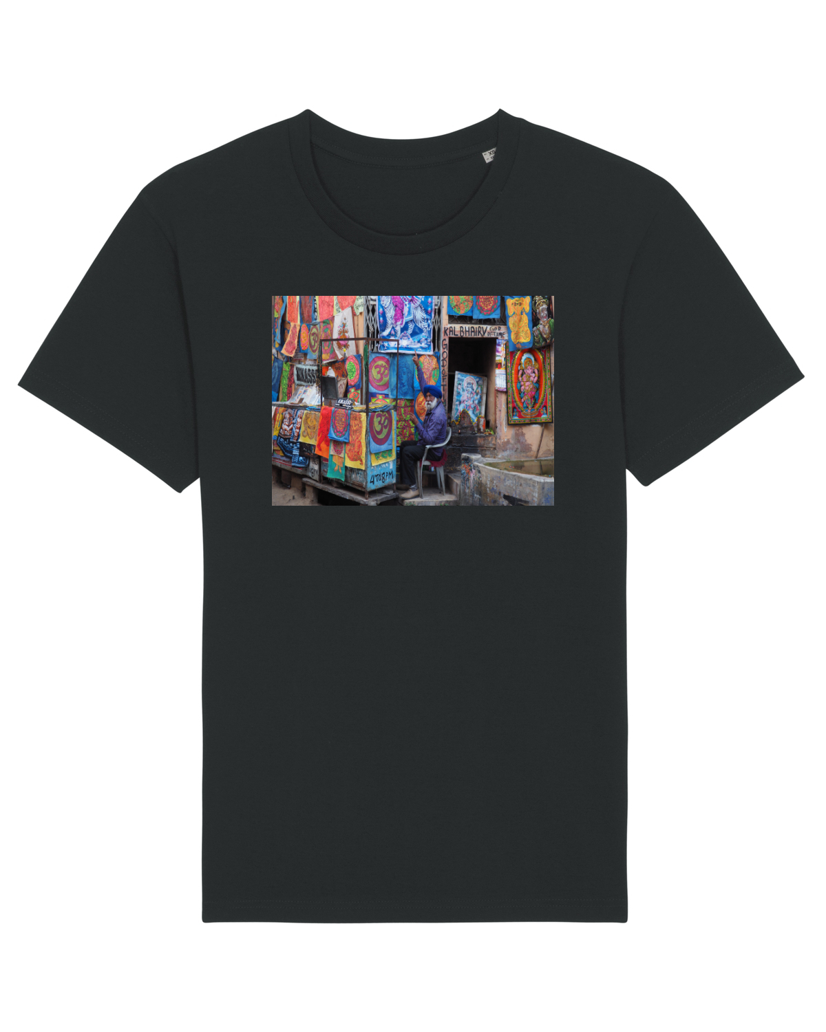 Tricou mânecă scurtă Unisex Rocker Black