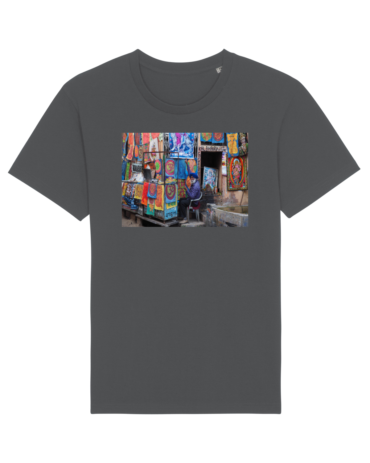 Tricou mânecă scurtă Unisex Rocker Anthracite