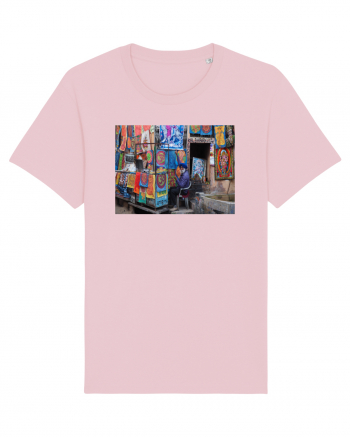 God of Time Design Cotton Pink