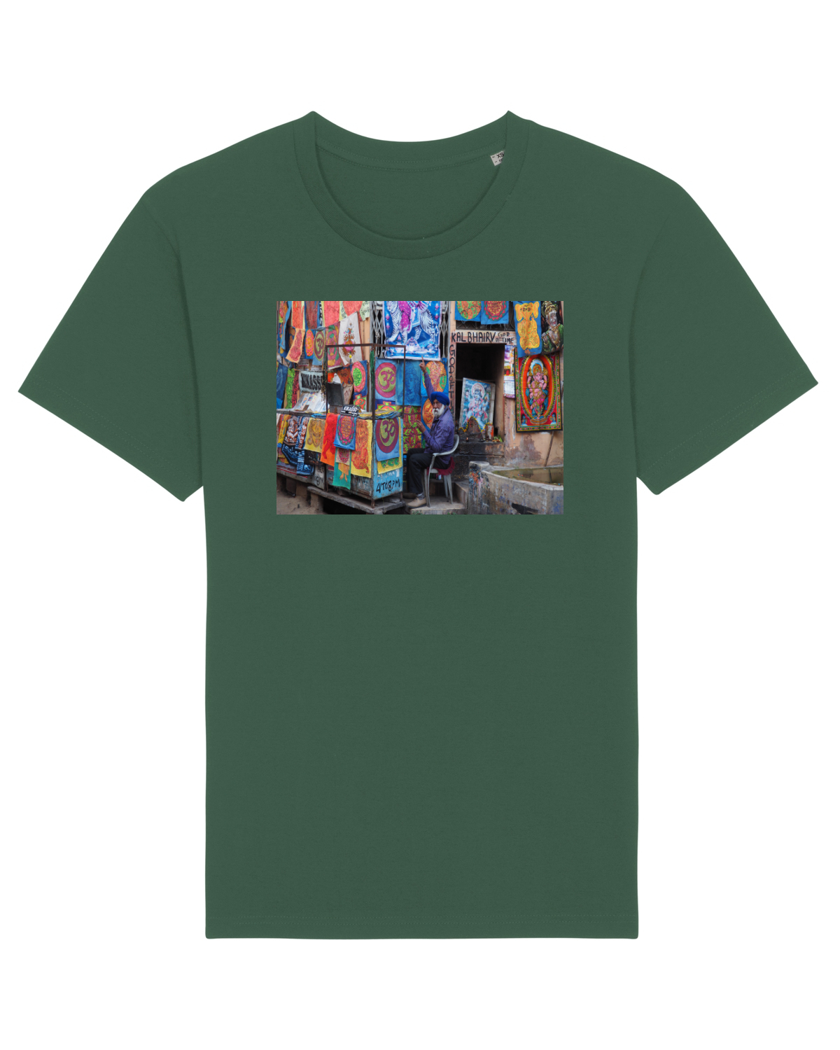 Tricou mânecă scurtă Unisex Rocker Bottle Green