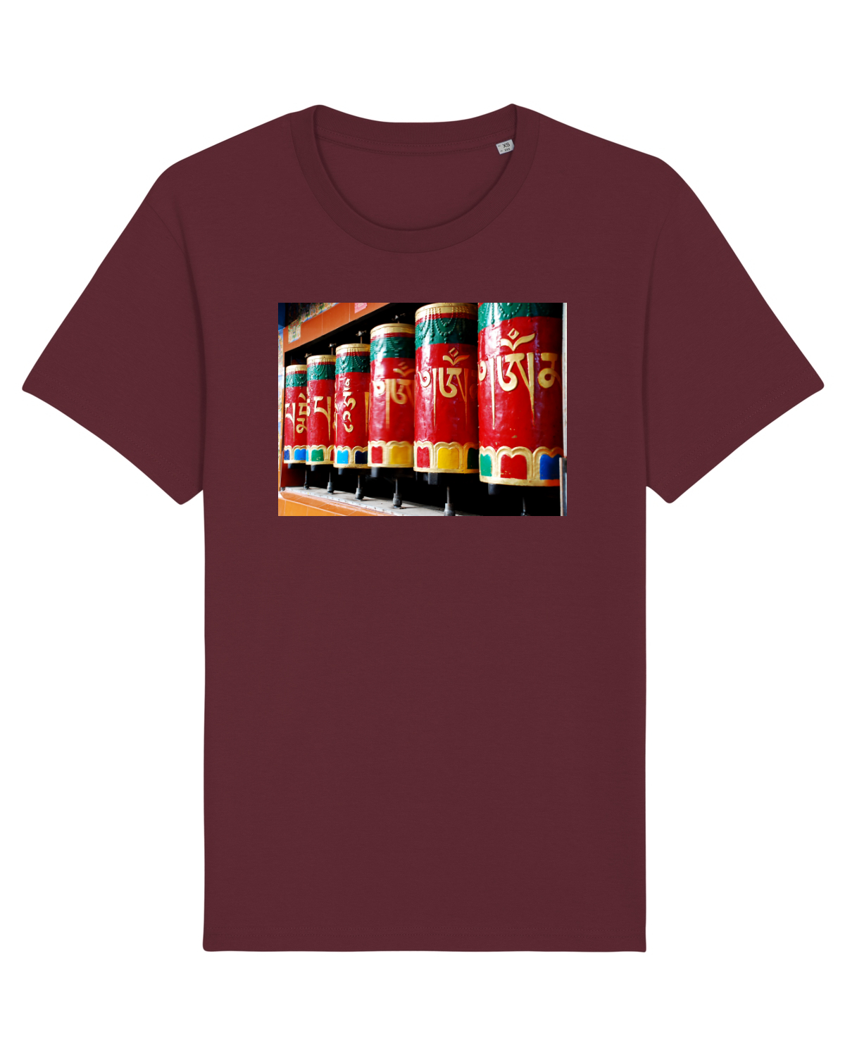 Tricou mânecă scurtă Unisex Rocker Burgundy