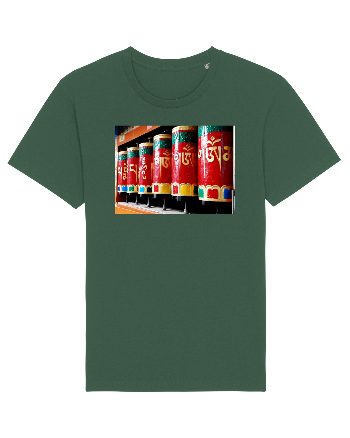 Tricou mânecă scurtă Unisex Rocker Bottle Green