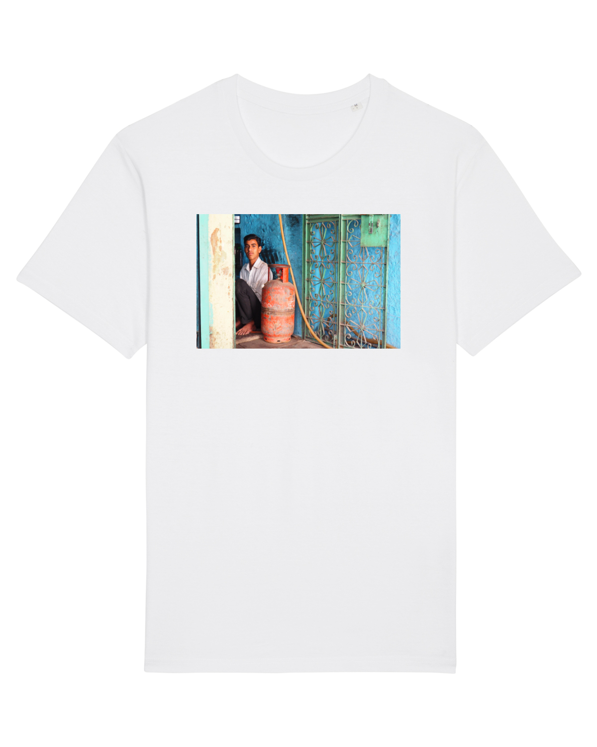 Tricou mânecă scurtă Unisex Rocker White