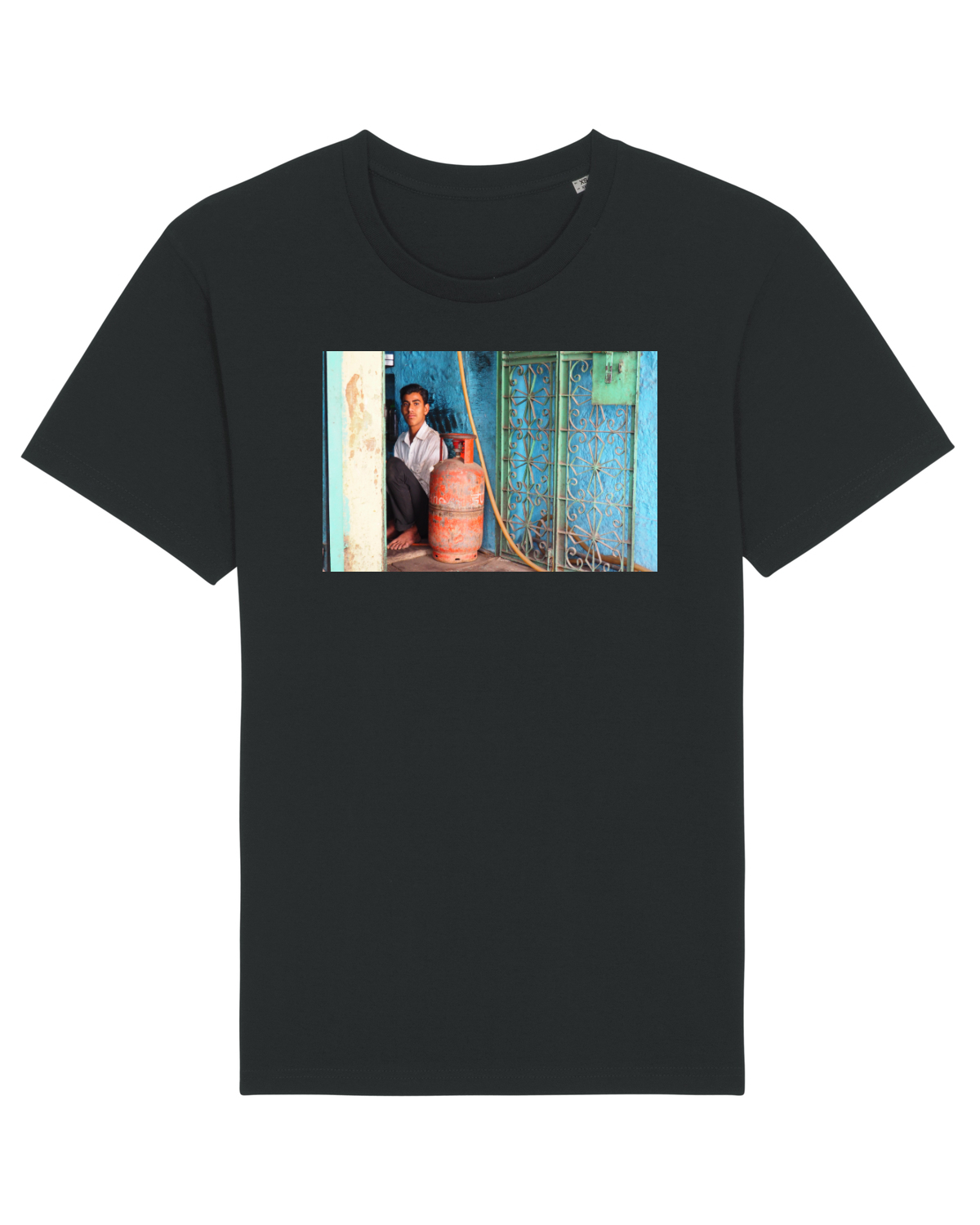 Tricou mânecă scurtă Unisex Rocker Black