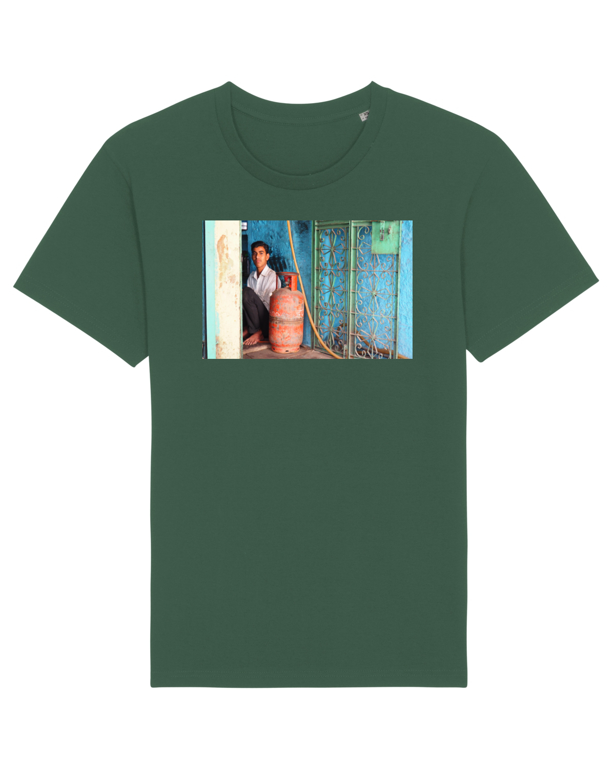 Tricou mânecă scurtă Unisex Rocker Bottle Green