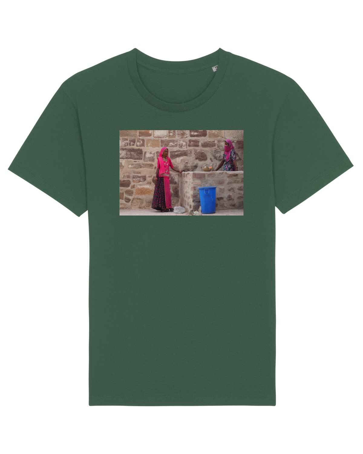 Tricou mânecă scurtă Unisex Rocker Bottle Green
