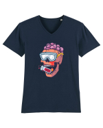 Cercetatorul nebun. Mad Scientist Halloween Tricou mânecă scurtă guler V Bărbat Presenter