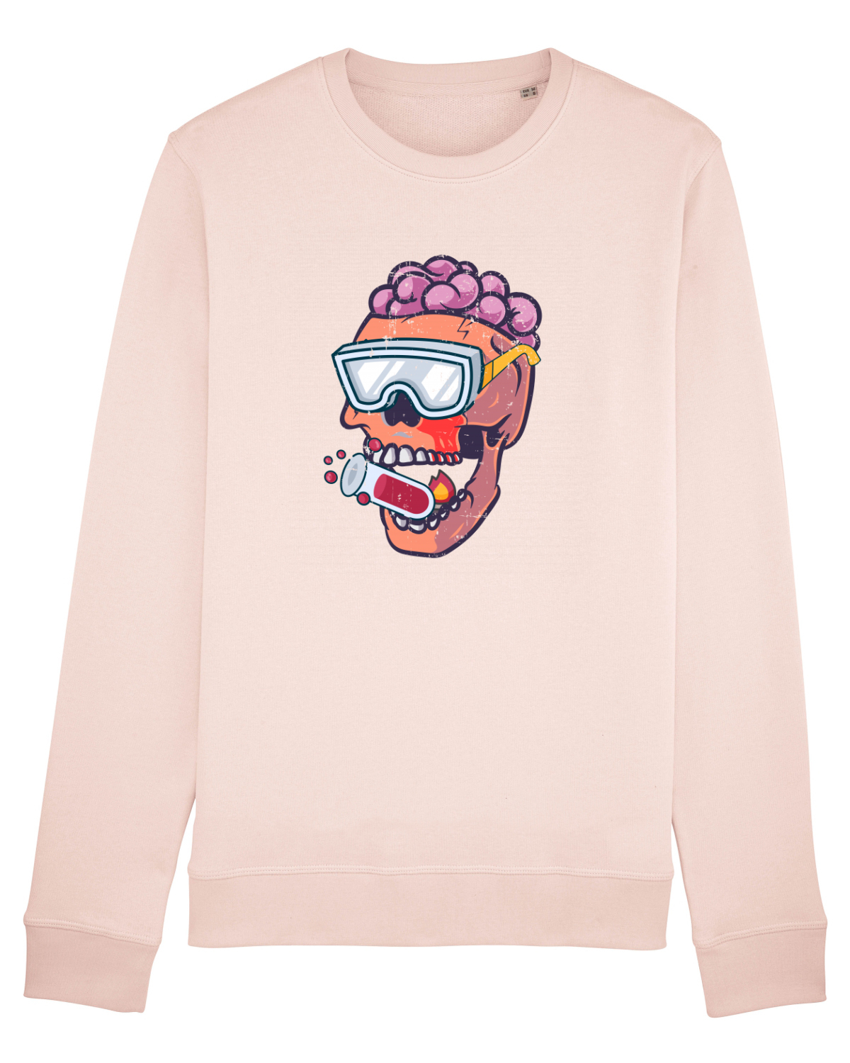 Bluză mânecă lungă Unisex Rise Candy Pink