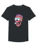 Cercetatorul nebun. Mad Scientist Halloween Tricou mânecă scurtă guler larg Bărbat Skater