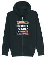 Ultimile stiri! Nu-mi pasa! Breaking news I don't care Hanorac cu fermoar Unisex Connector