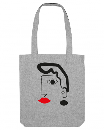 Face Design Heather Grey