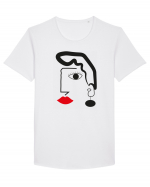 Face Design Tricou mânecă scurtă guler larg Bărbat Skater