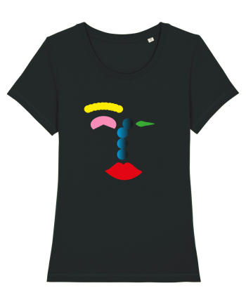 Funky Face Design Black