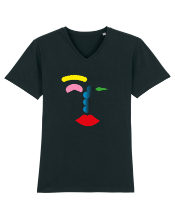 Funky Face Design Black