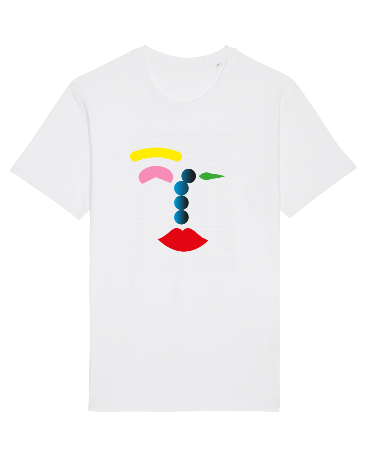 Tricou mânecă scurtă Unisex Rocker White