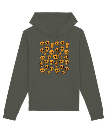 Funny Halloween Skulls Khaki