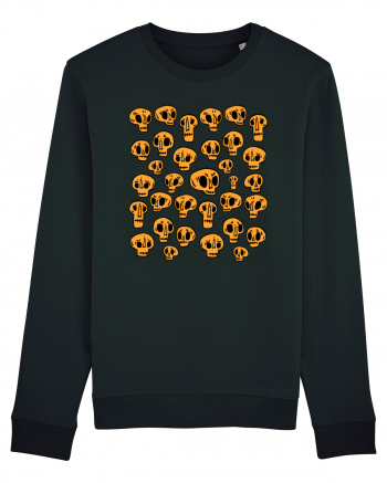 Funny Halloween Skulls Black