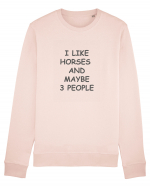 I Like Horses Design Bluză mânecă lungă Unisex Rise