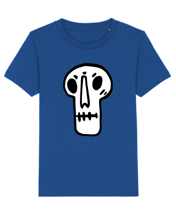 Halloween Orange Funny Skull Majorelle Blue