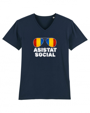 Tricou de Asistat Social- Barbat French Navy