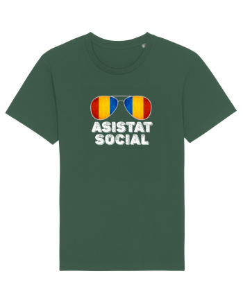 Tricou de Asistat Social- Barbat Bottle Green