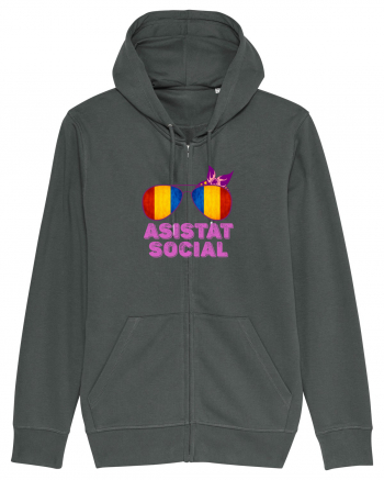 Tricou de Asistat Social- Femeie Anthracite