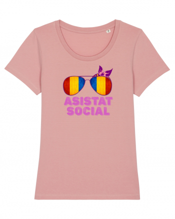 Tricou de Asistat Social- Femeie Canyon Pink