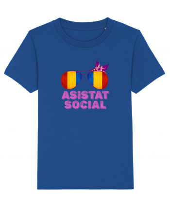 Tricou de Asistat Social- Femeie Majorelle Blue