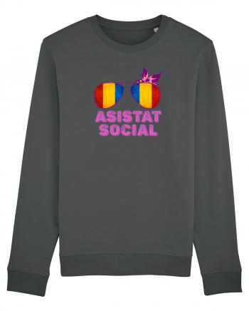 Tricou de Asistat Social- Femeie Anthracite