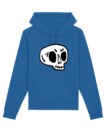 Halloween Orange Funny Skull Royal Blue