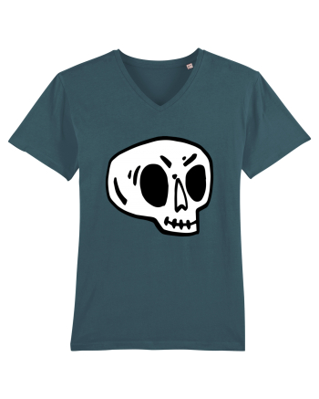 Halloween Orange Funny Skull Stargazer