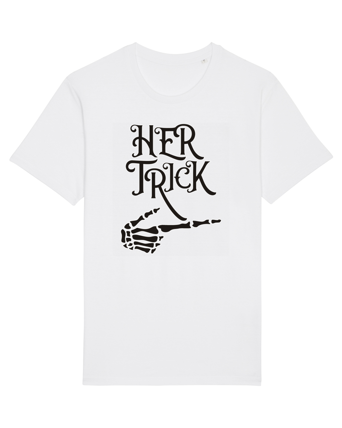 Tricou mânecă scurtă Unisex Rocker White