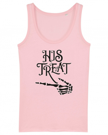 His Treat Halloween Cotton Pink